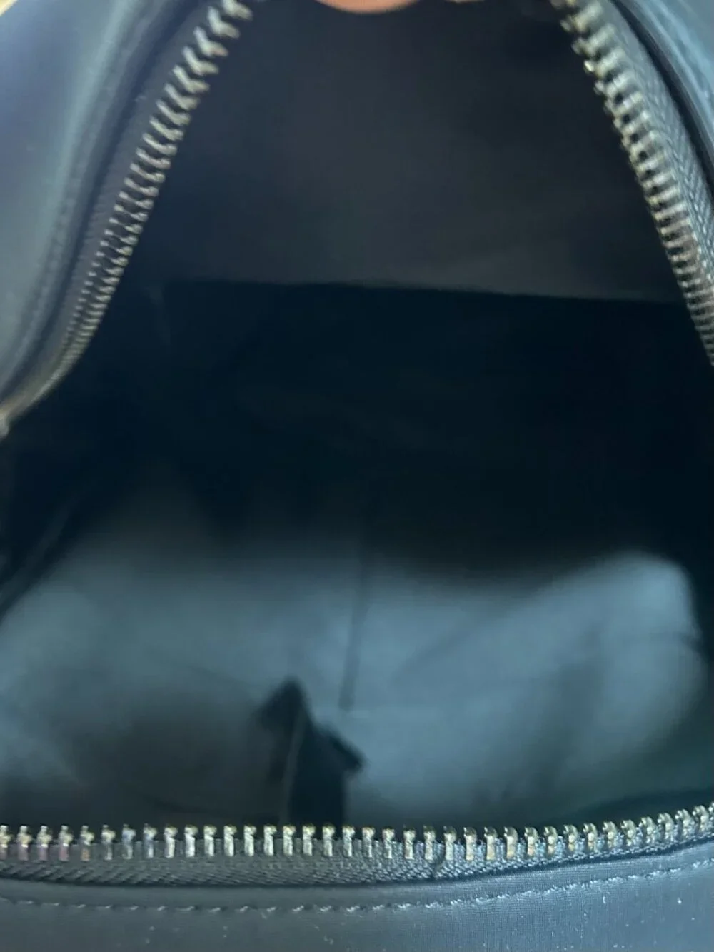 REISS Drew Dark Navy Neoprene Zipped Backpack